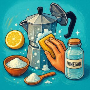 Cómo limpiar una cafetera italiana y quitar cal sin químicos fuertes