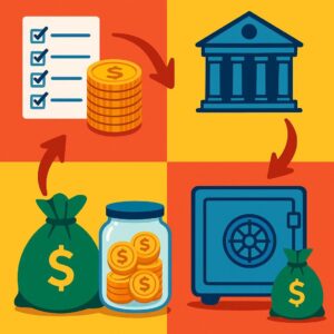 Cómo montar un fondo de emergencia con cuentas remuneradas paso a paso