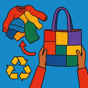 Qué hacer con ropa de tejidos mezclados para reciclar sin fastidiar contenedores