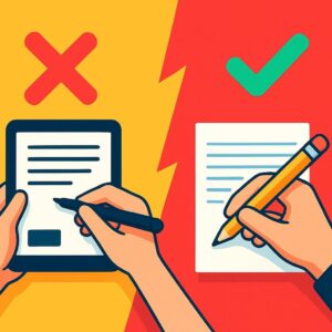 Cuándo Peppertype ayuda y cuándo mejor escribir a mano