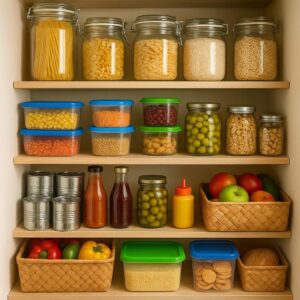 Cómo organizar una despensa pequeña para cocinar variado sin tirar comida