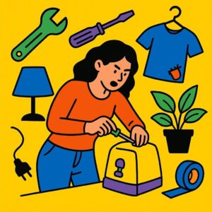 Reparar antes que comprar: 5 arreglos domésticos fáciles que ahorran residuos